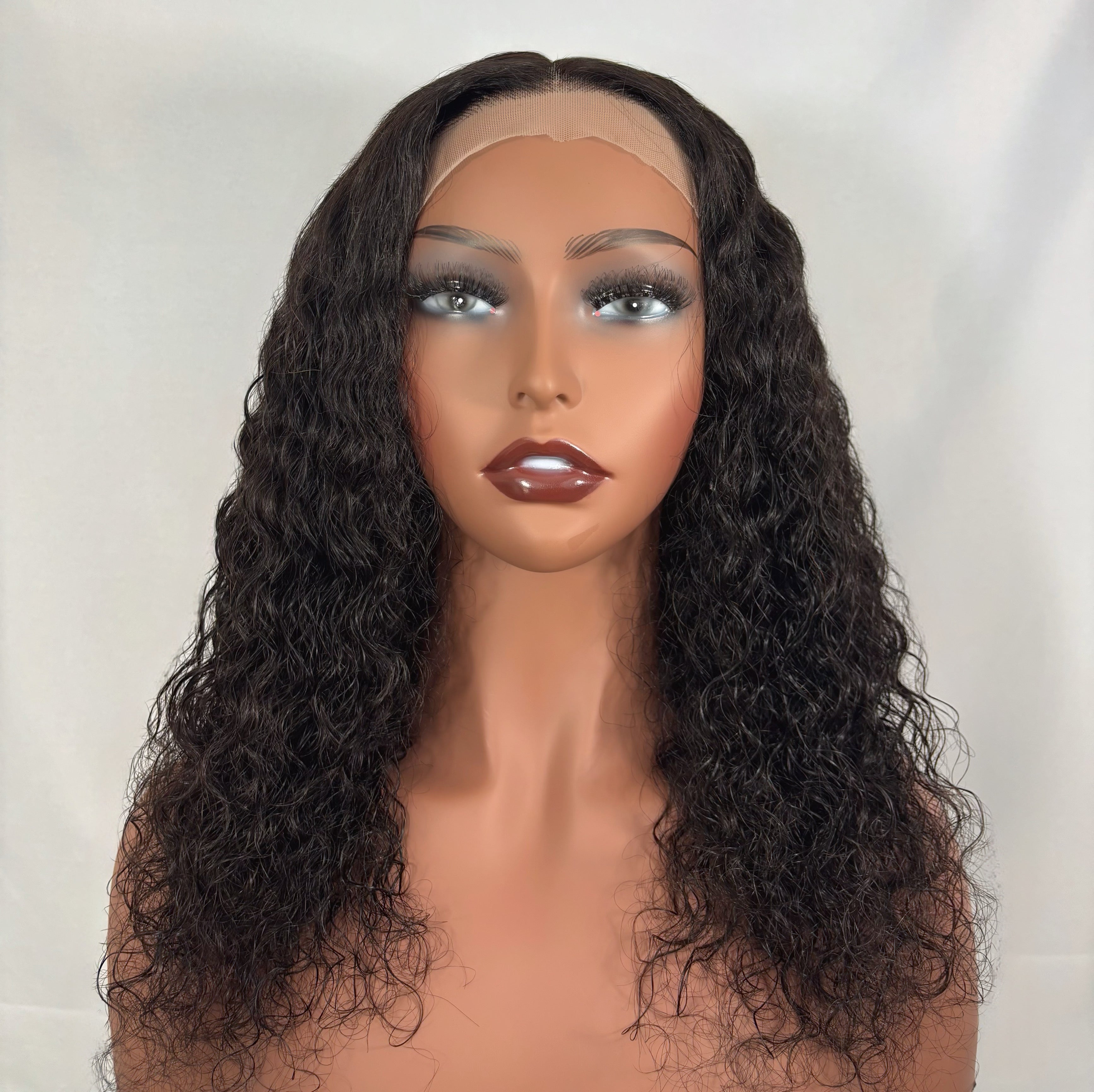 SHIRLEY - Perruque bouclée lace frontale