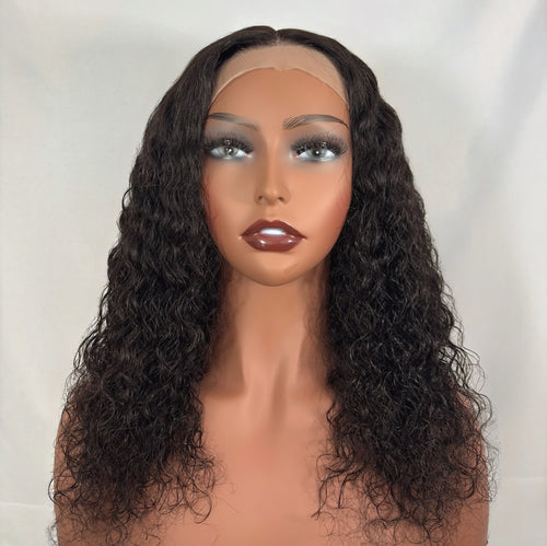 SHIRLEY - Perruque bouclée lace frontale